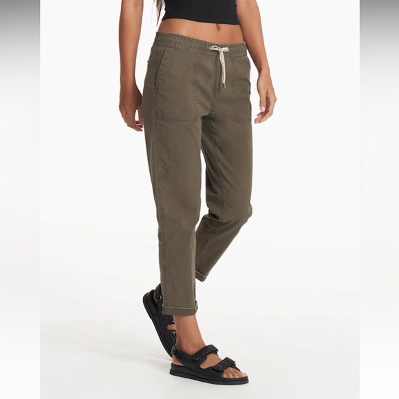Vuori Pants - Vuori Vintage Ripstop Pant Dark Oregano